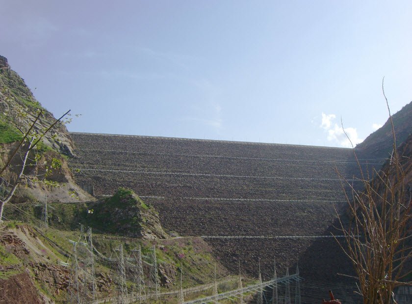 Norak Reservoir (Norak Dam), Khatlon Region, Tajikistan